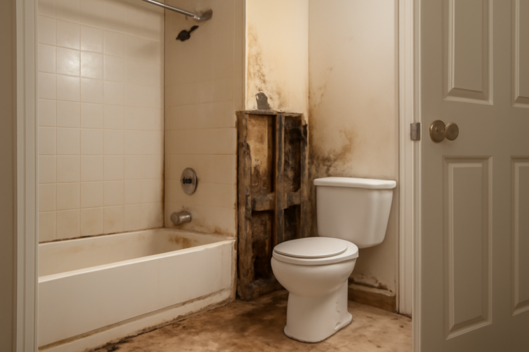 Bathroom Water Damage Restoration