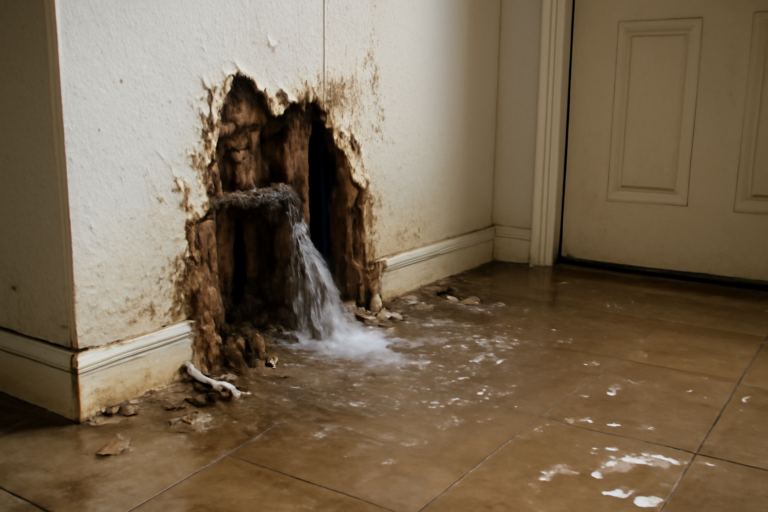 Broken Pipe Water Removal