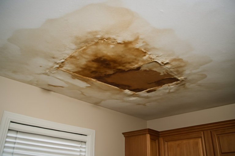 Ceiling Drywall Water Damage Restoration