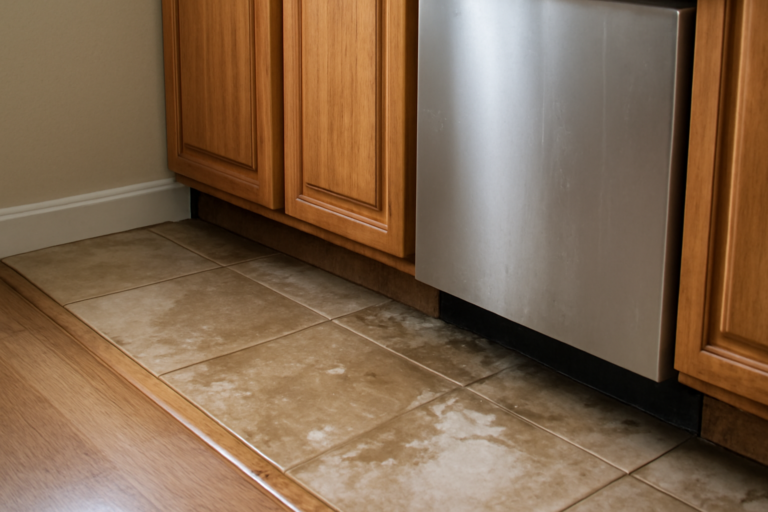 Dishwasher Leak Water Removal