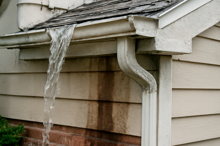 Gutter Overflow Water Removal