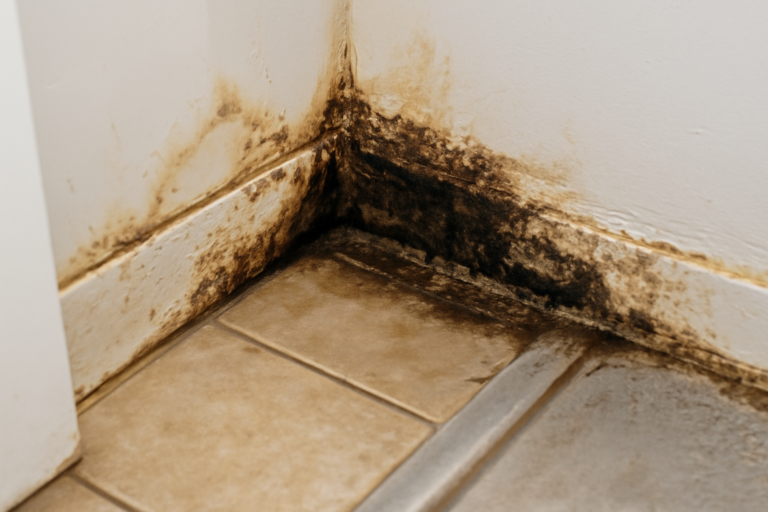 Shower Pan Leak Water Removal