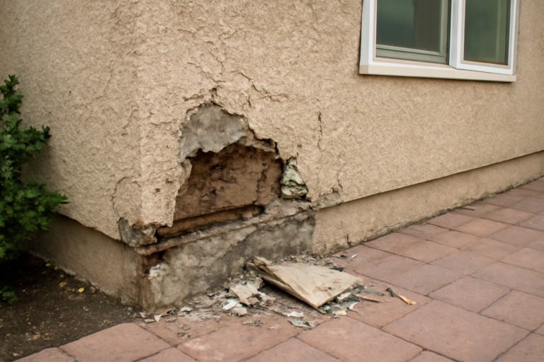 Stucco Water Damage Repair