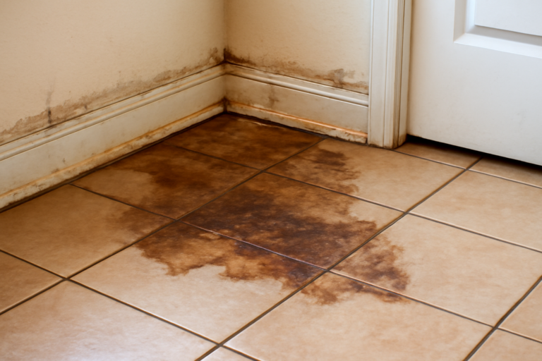 Tile Floor Water Damage Restoration