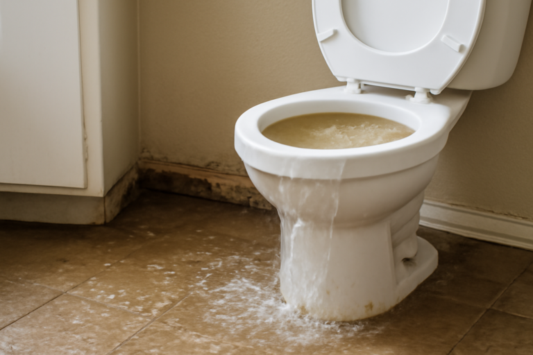 Toilet Overflow Water Removal