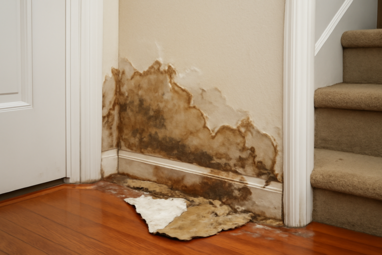 Wall Water Damage Repair