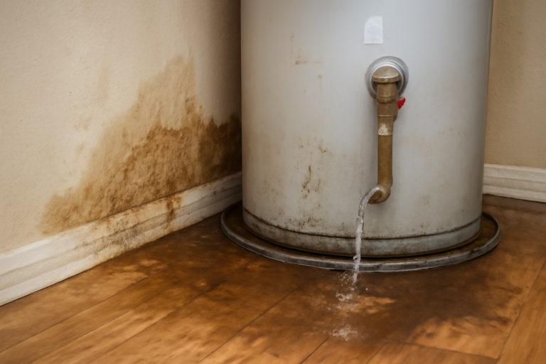 Water Heater Leak Water Removal